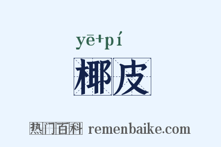 椰皮是什么意思的图片